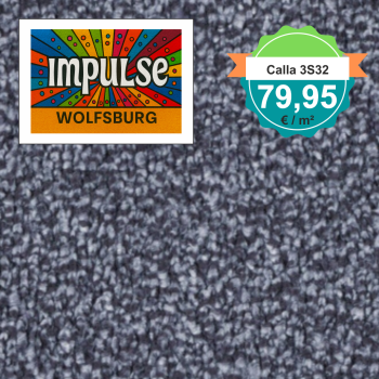 Vorwerk Calla Teppichboden – Farbe 3S32 blau – Produktbild